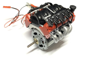 maketa motoru V8 s chlazením 1/10