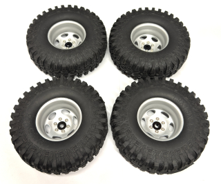 kovové deepdish beadlock disky + 4x pneu Hard 114mm